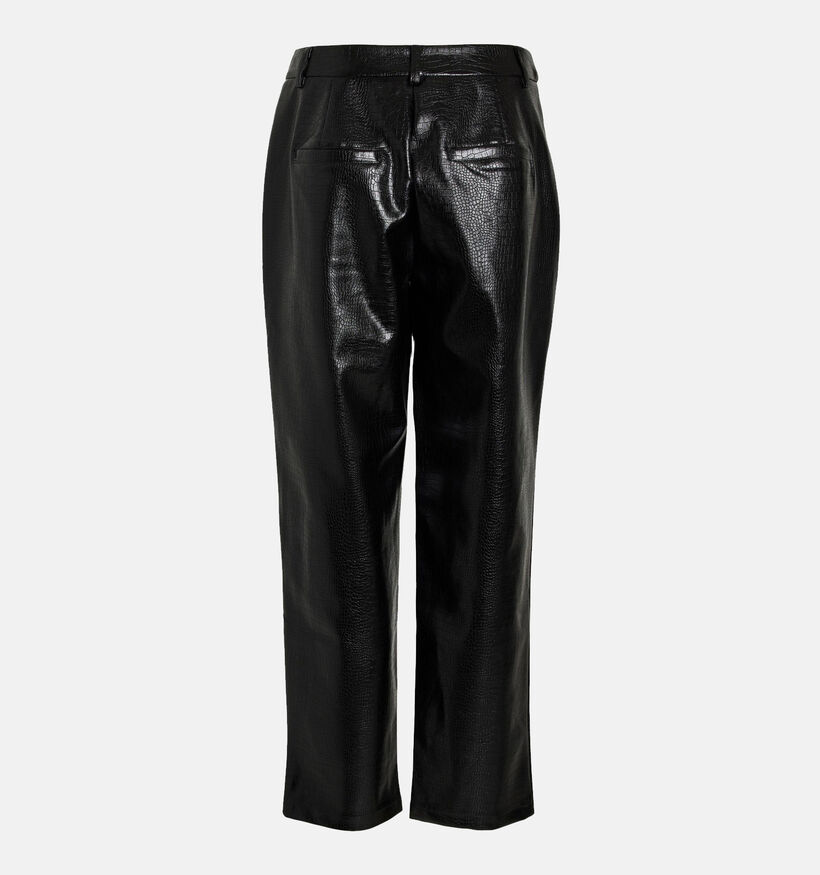 Vila Croco Pantalon en Noir pour femmes (332137)