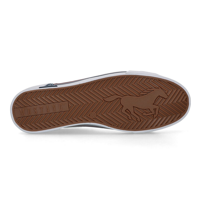 Mustang Chaussures à lacets en Blanc pour hommes (336655) - pour semelles orthopédiques
