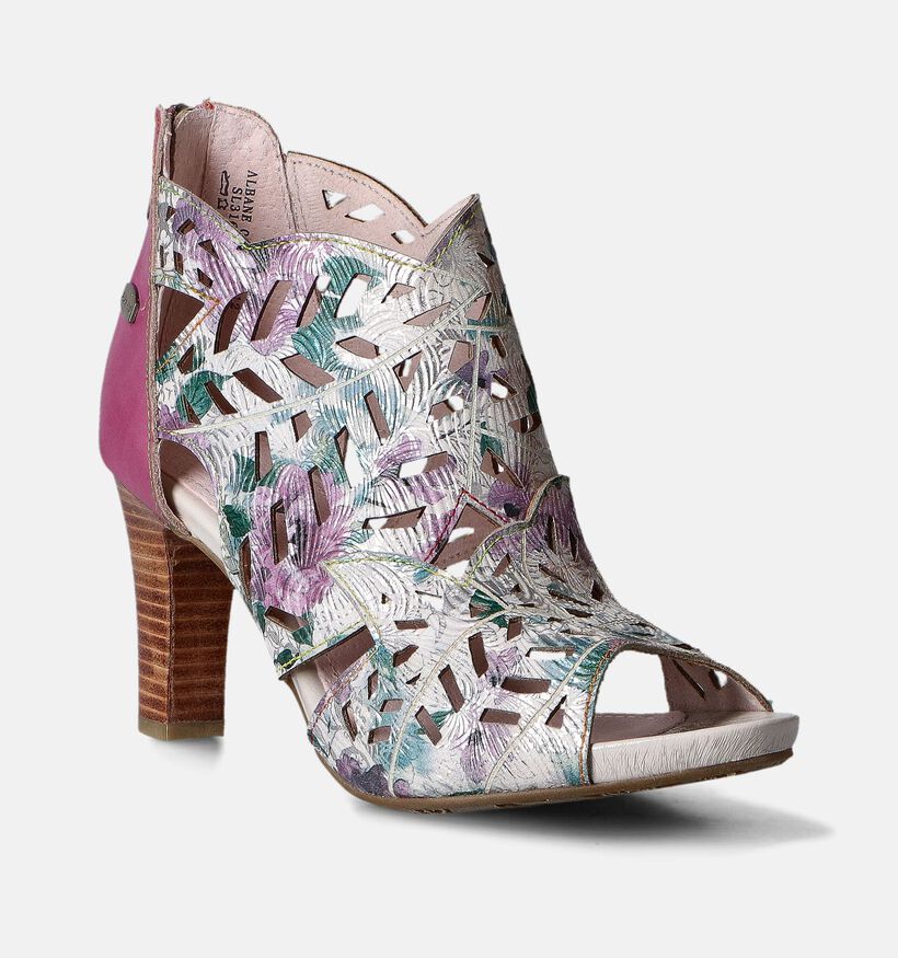 Laura Vita Albane Escarpins peeptoe en Rose pour femmes (356717)
