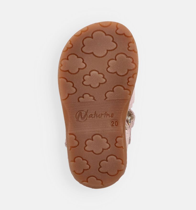 Naturino Maya Embr Suede Lila Babysandalen voor meisjes (371574)