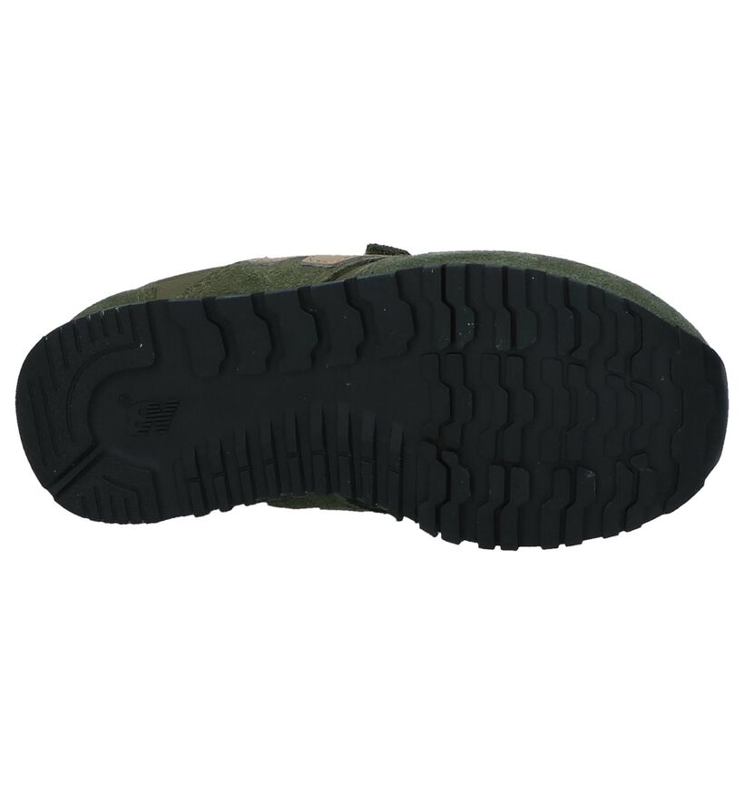 Kaki Sneakers met Velcro New Balance in daim (222850)