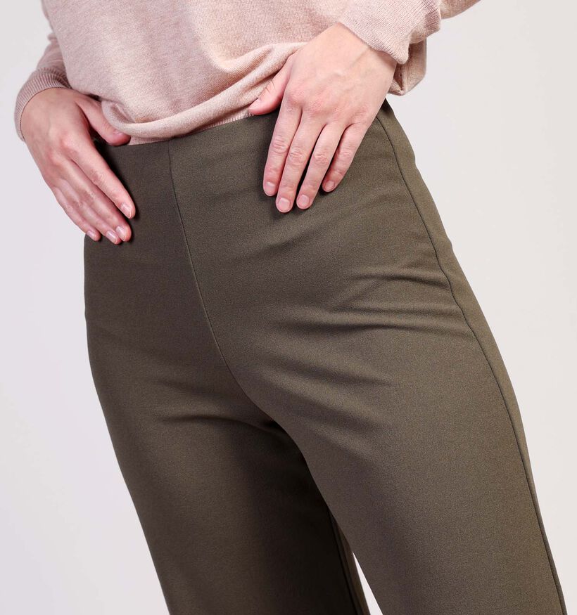 Sisters point Glut Kaki Geklede Broek voor dames (371954)