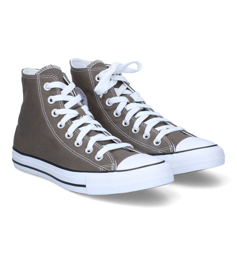 Converse CT All Star Hi Baskets en Gris pour hommes (302835)