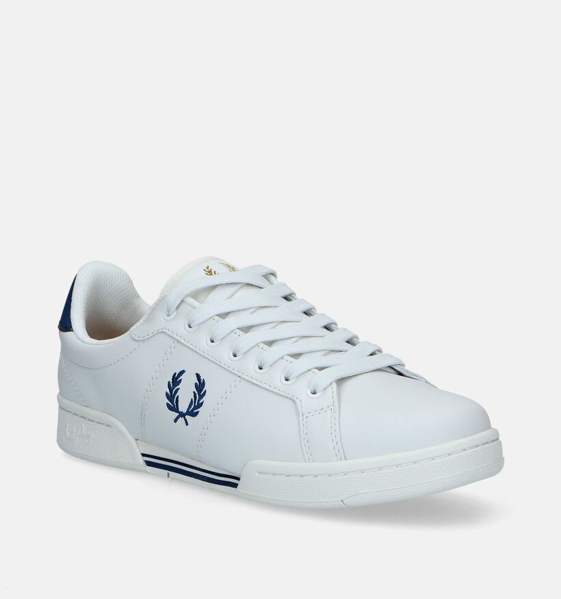 Fred Perry B722 Witte Veterschoenen voor heren (336280) - geschikt voor steunzolen