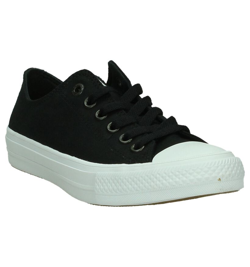 Converse All Star II OX Baskets en Noir en textile (178410)