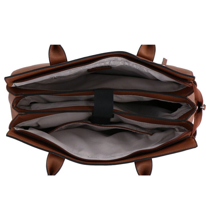 Via Limone Sophia Zwarte Laptoptas in kunstleer (282208)