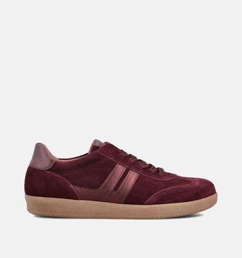 Chaussures à lacets bordeaux