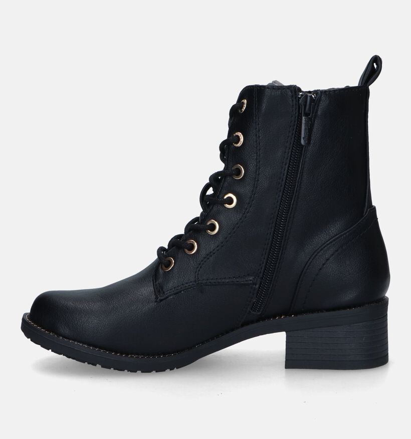 Mustang Boots à lacets en Noir pour femmes (329641)