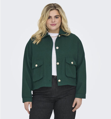 Manteau court vert