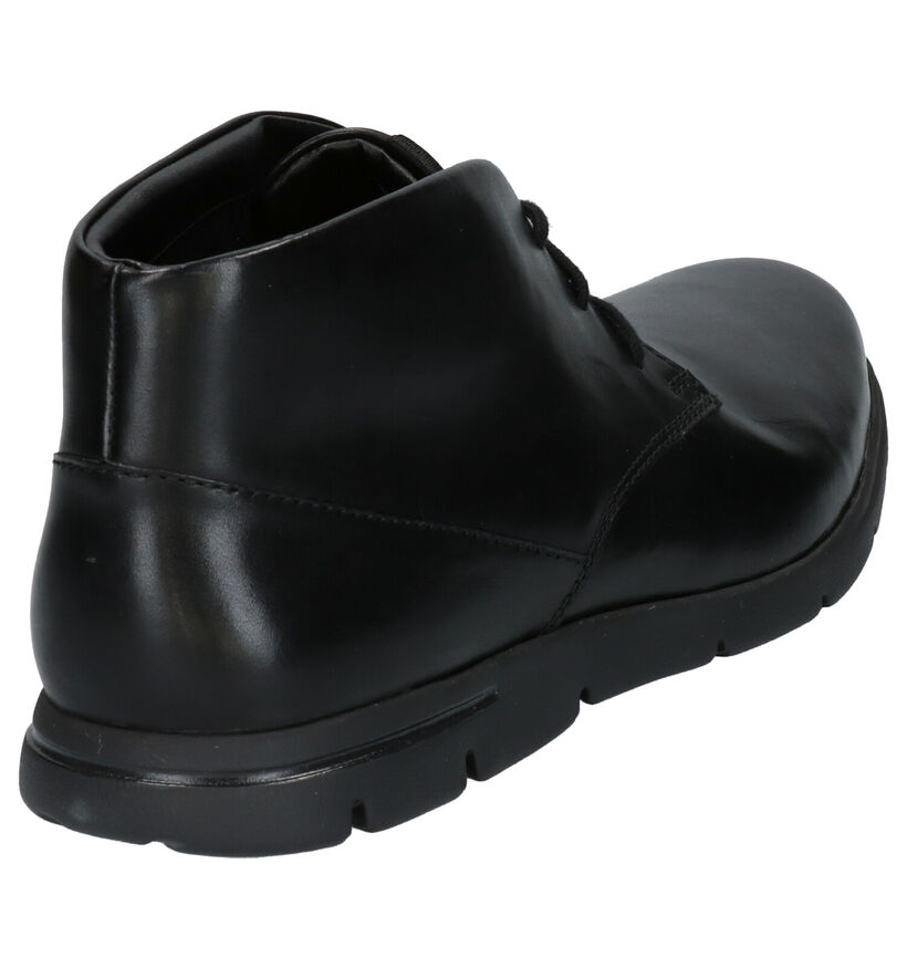 Clarks Vennor Zwarte Geklede Schoenen in leer (256162)