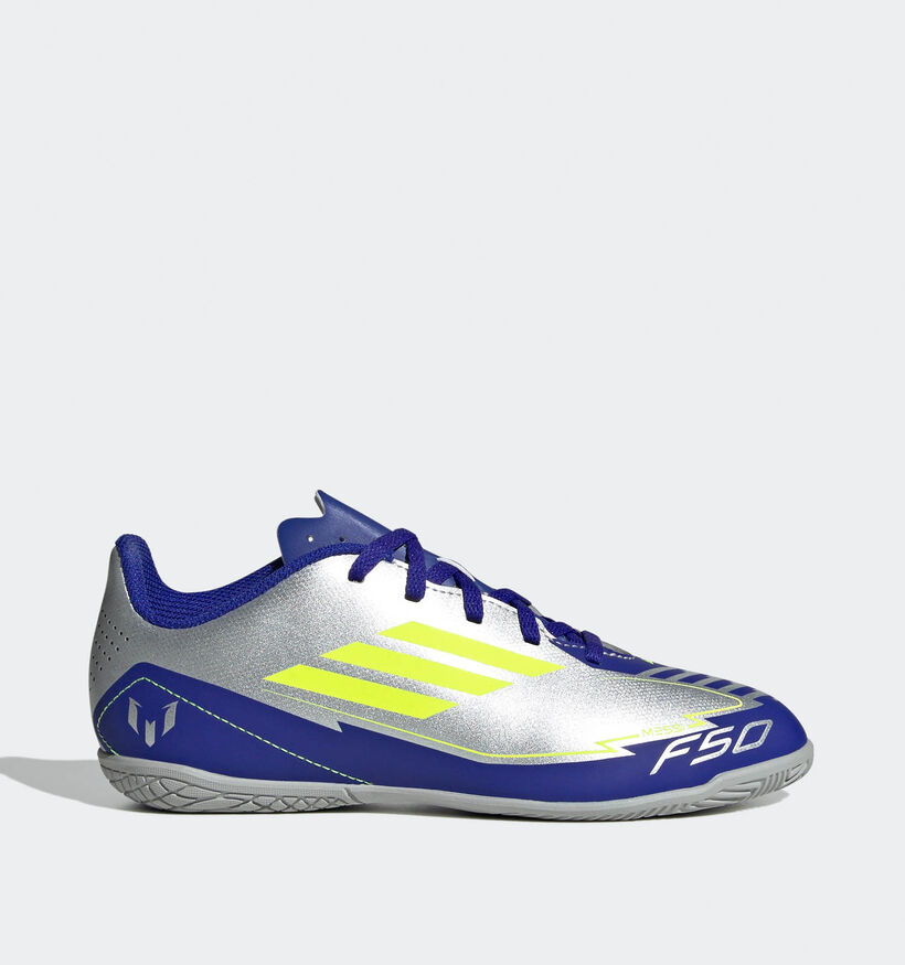 adidas F50 Club Zilveren Voetbalschoenen voor jongens, meisjes (361512)