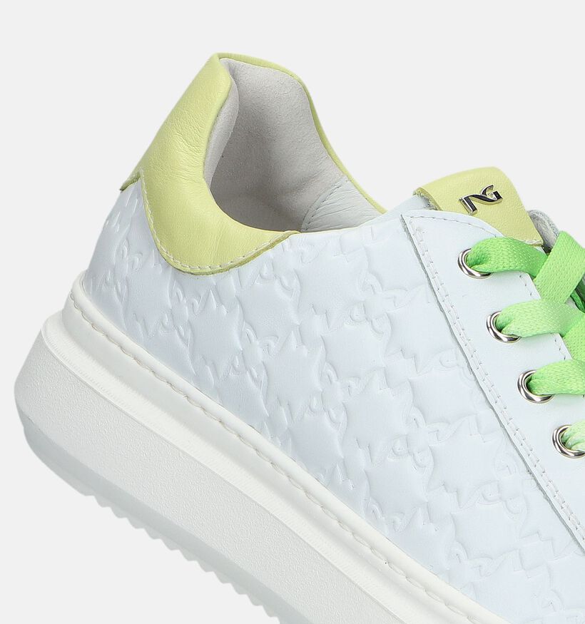 NeroGiardini Witte Sneakers voor dames (337172) - geschikt voor steunzolen