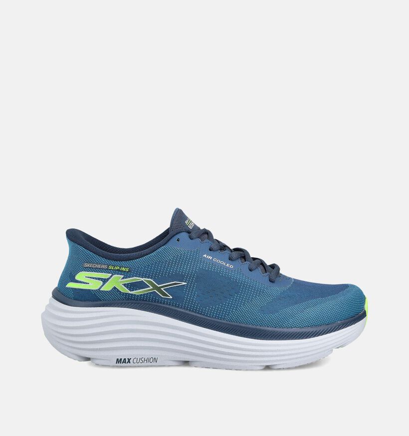 Skechers Max Cushioning Blauwe Sneakers voor heren (367470)