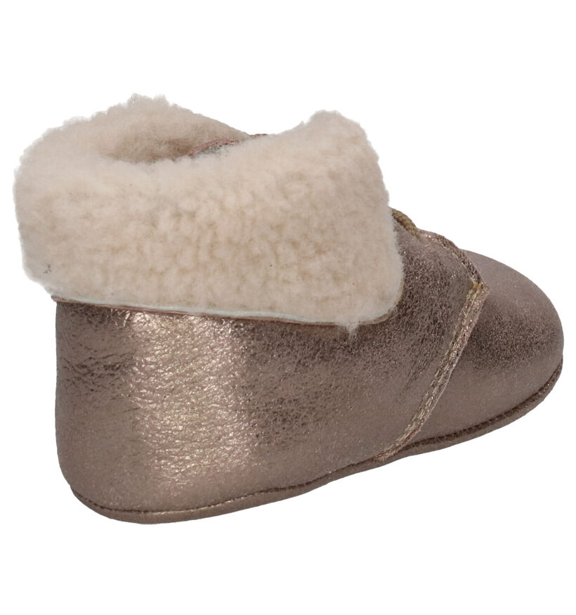 Beberlis Chaussons pour bébé en Or rose en nubuck (258911)