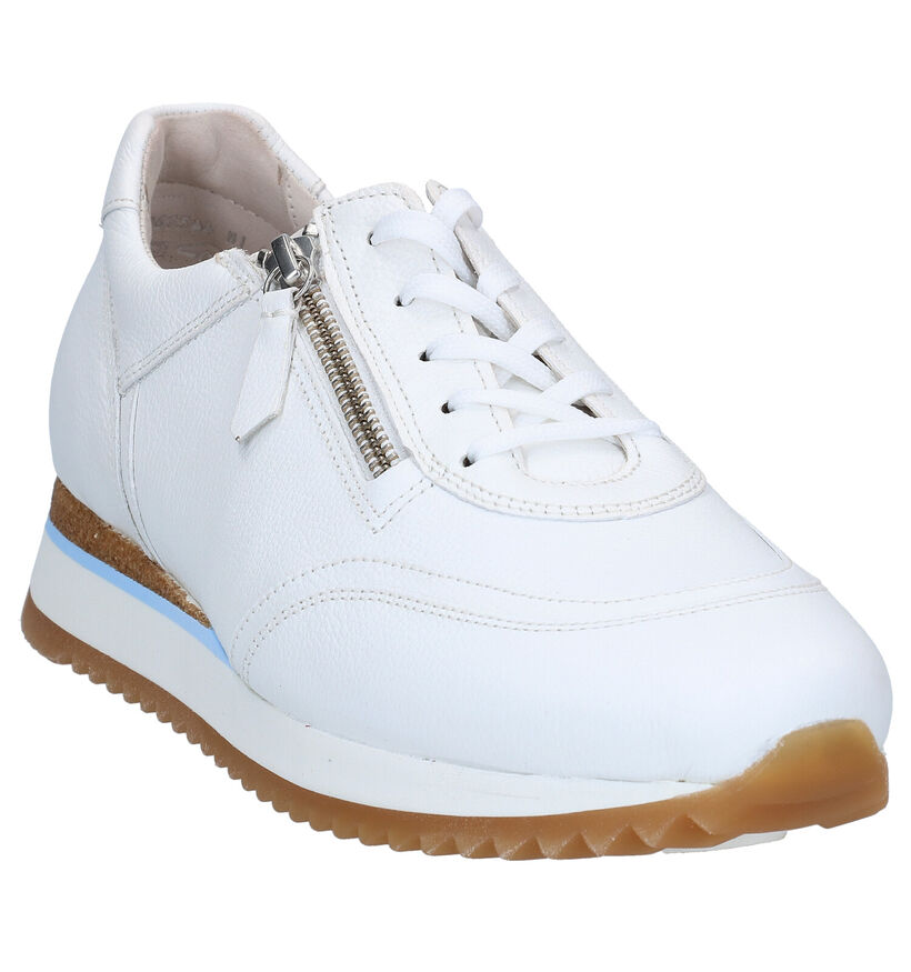 Gabor OptiFit Chaussures à lacets en Blanc en cuir (287767)