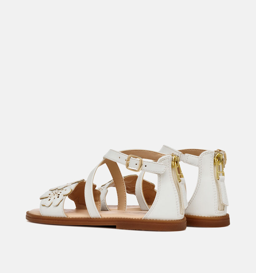Geox J Karly Sandales en Blanc pour filles (368853)