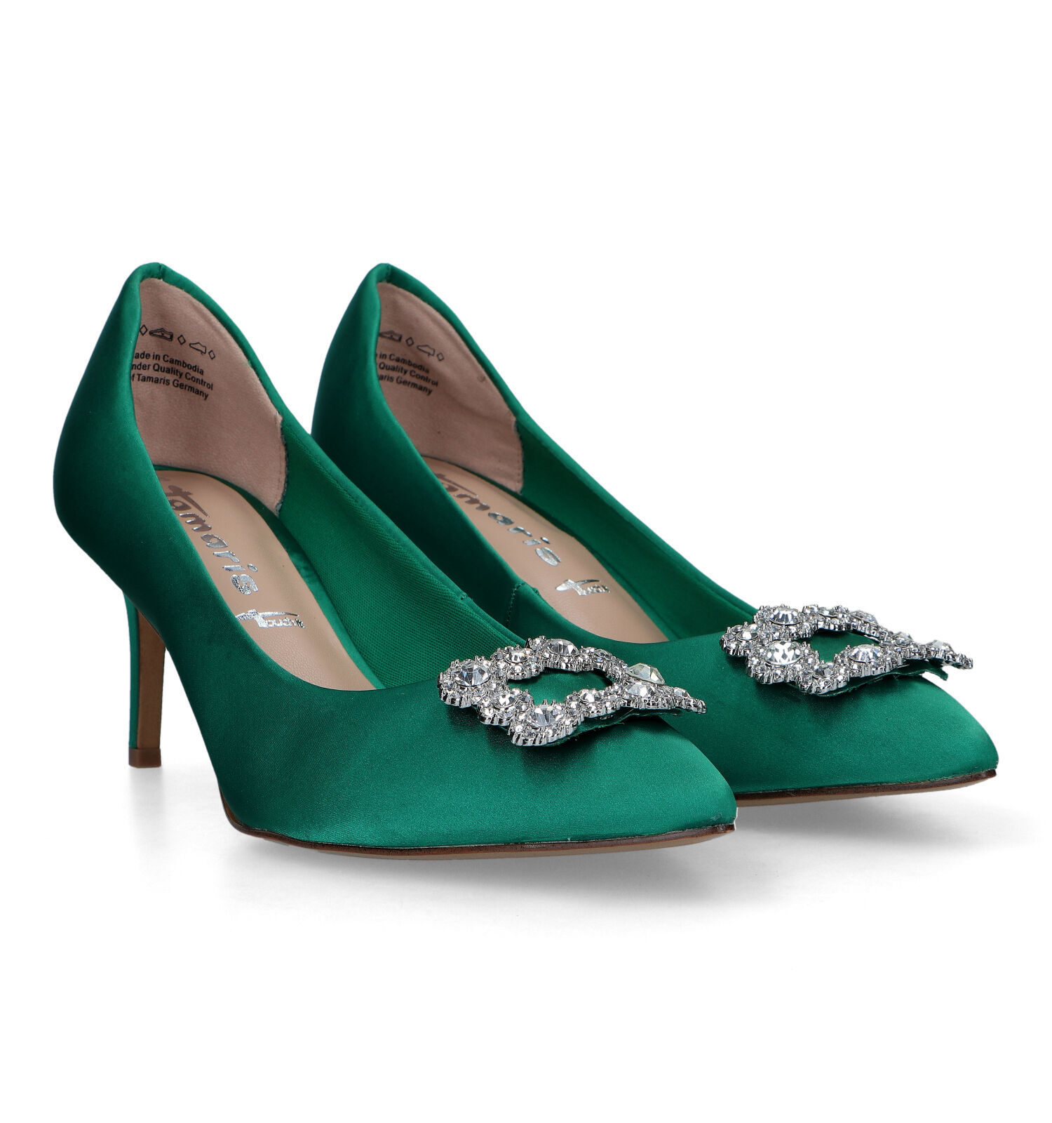 Groene pumps tamaris hotsell