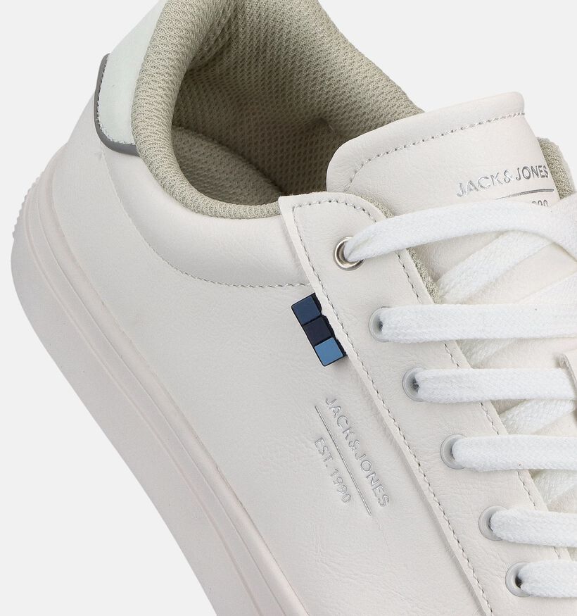 Jack & Jones Bale Witte Veterschoenen voor heren (369904) - geschikt voor steunzolen