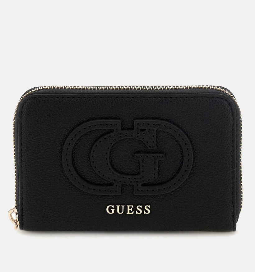 Guess Porte-monnaie zippé en Noir pour femmes (360050)