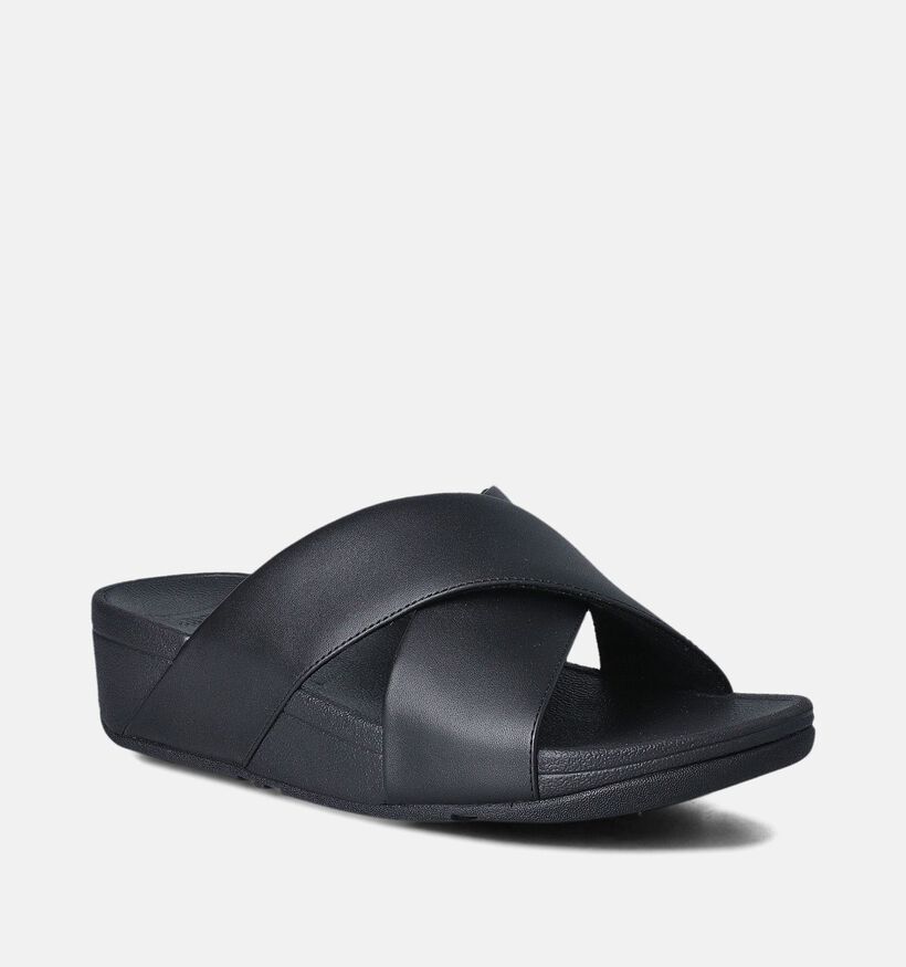 FitFlop Lulu Zwarte Slippers voor dames (353643)