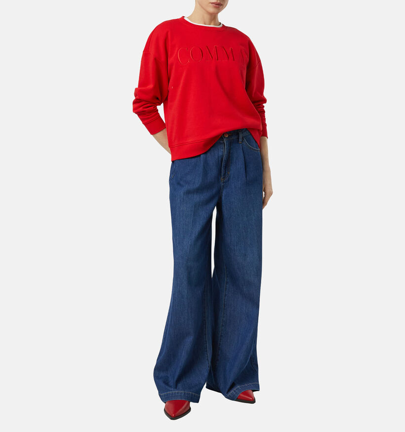 comma Rode Sweater voor dames (372202)