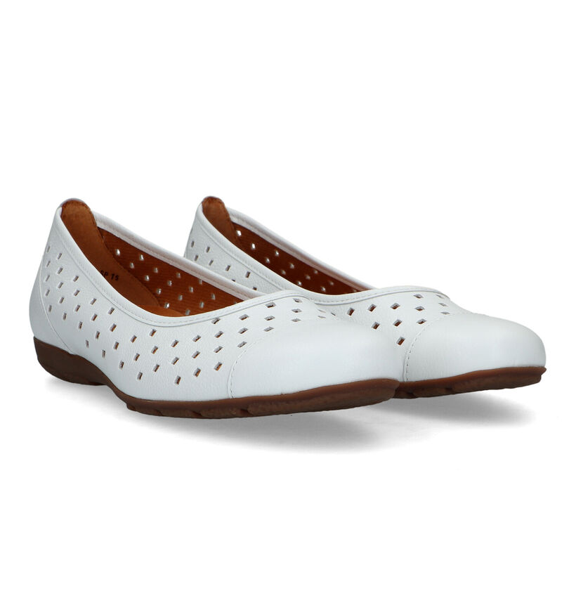 Gabor Hovercraft Ballerines en Blanc pour femmes (319470)