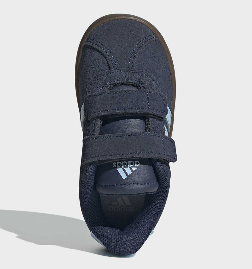 adidas VL Court 3.0 Cloudfoam Blauwe Sneakers voor jongens (380590)