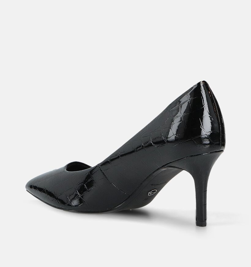 Tamaris Crocodile Zwarte Pumps voor dames (362726)