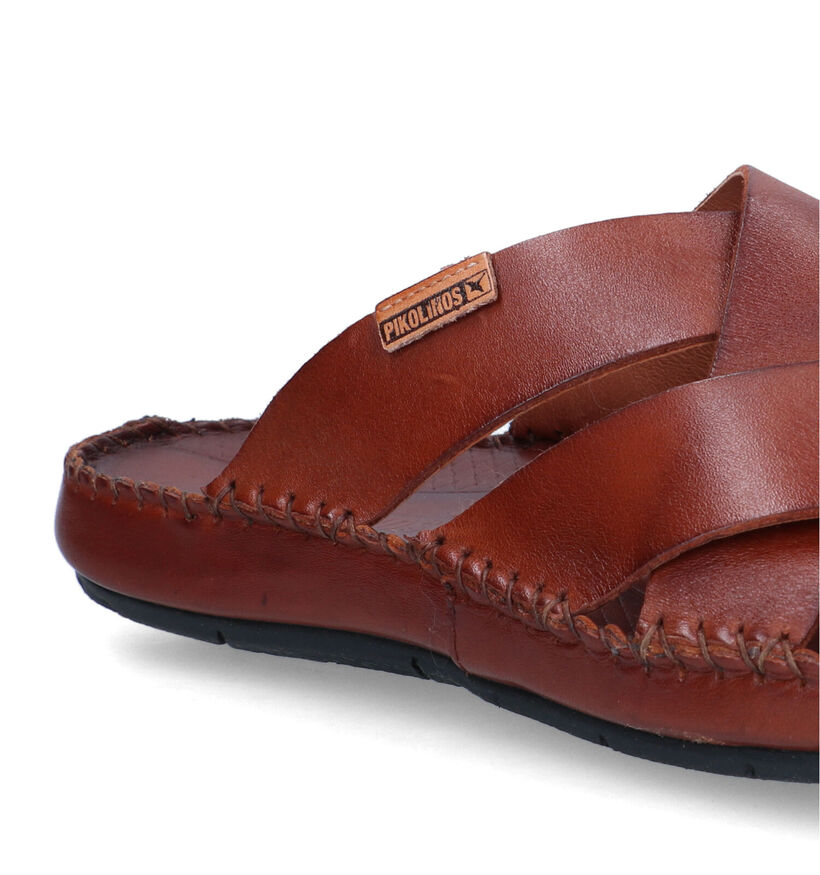 Pikolinos Tarifa Nu-pieds en Cognac pour hommes (339801)