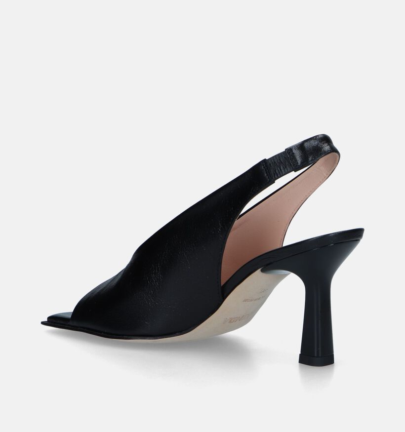 Zinda Sandales à talons en Noir pour femmes (340704)