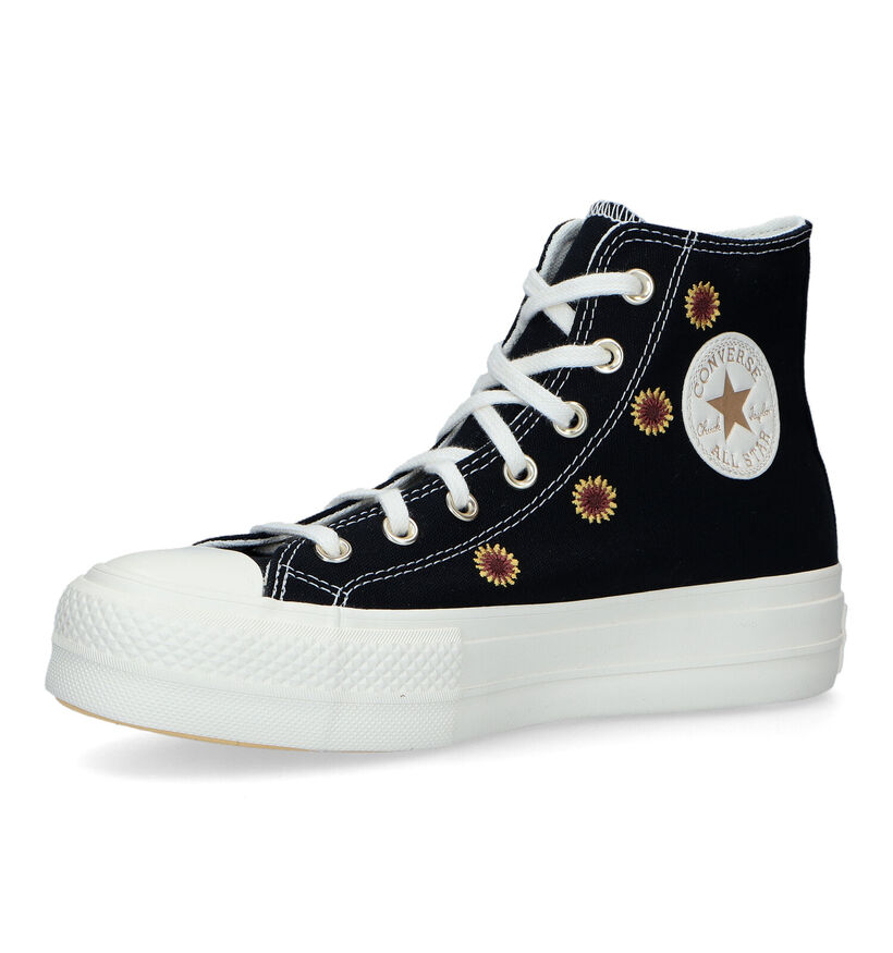 Converse Chuck Taylor All Star Lift Baskets en Noir pour femmes (325490)