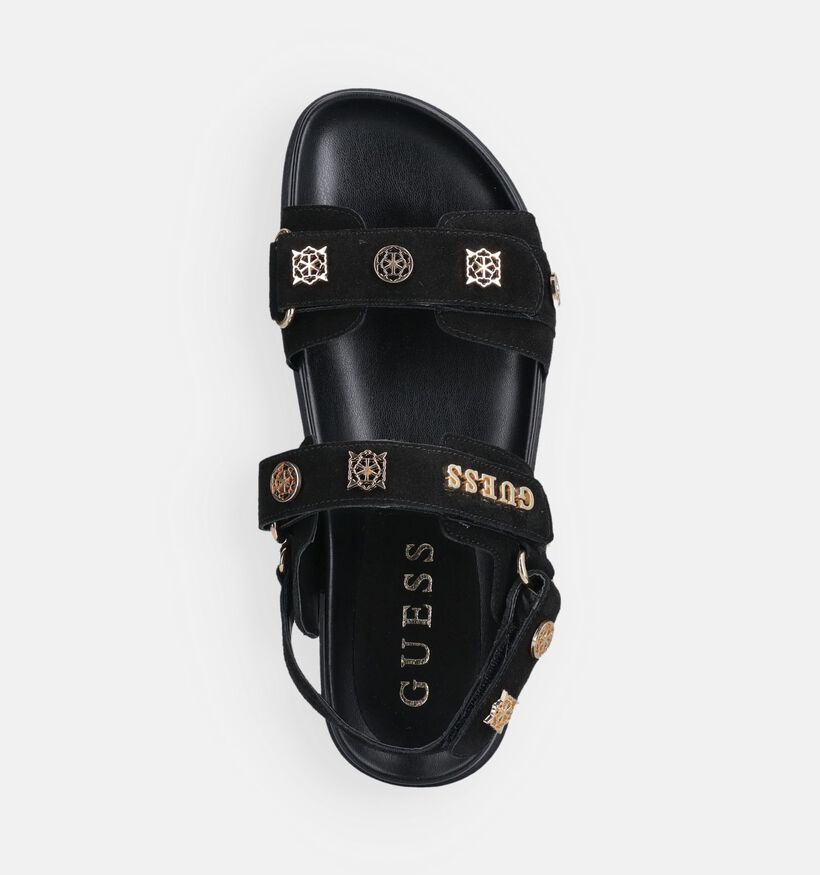 Guess Florizi Sandales plates en Noir pour femmes (366558)