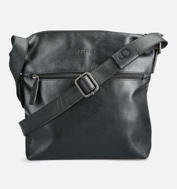 Saccoo Crossbody tassen Zwart/Bruin/Blauw