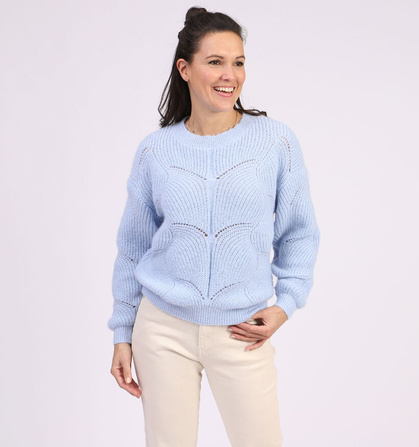 Pieces Ofelia Pull en Bleu (311183)