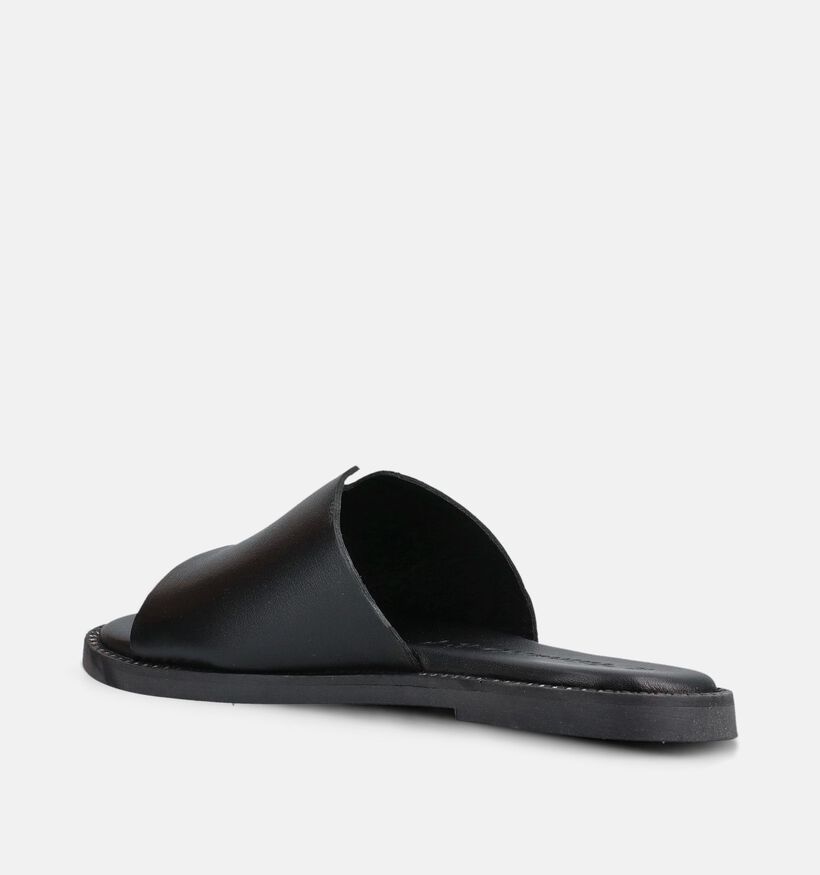 Tamaris Nu-pieds plates en Noir pour femmes (371669)