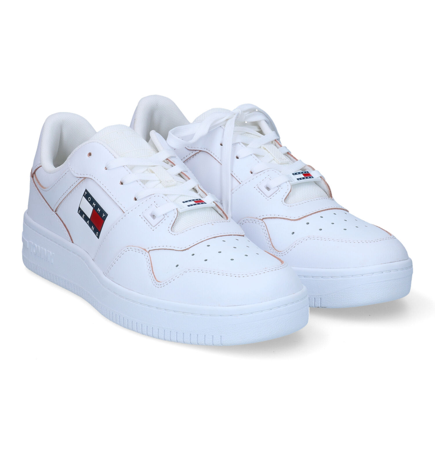 Tommy Hilfiger Tommy Jeans Witte Sneakers Heren Sneakers Online op TORFS .BE