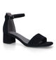 Tamaris Comfort Blauwe Sandalen in daim (323049)