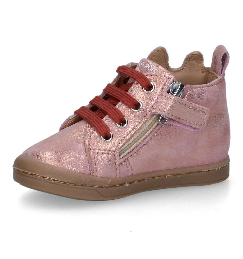 Shoo Pom Kiki Wou Chaussures pour bébé en Rose pour filles (314434)