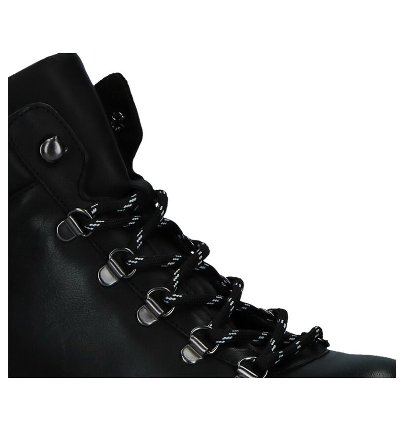 Boots met Dikke Zolen SPM Bosluro Zwart in leer (249123)
