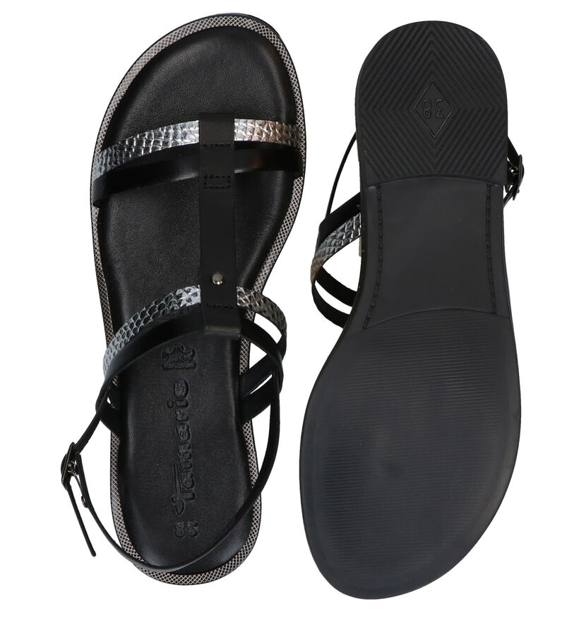 Tamaris Touch it Sandales en Beige in leer (289379)