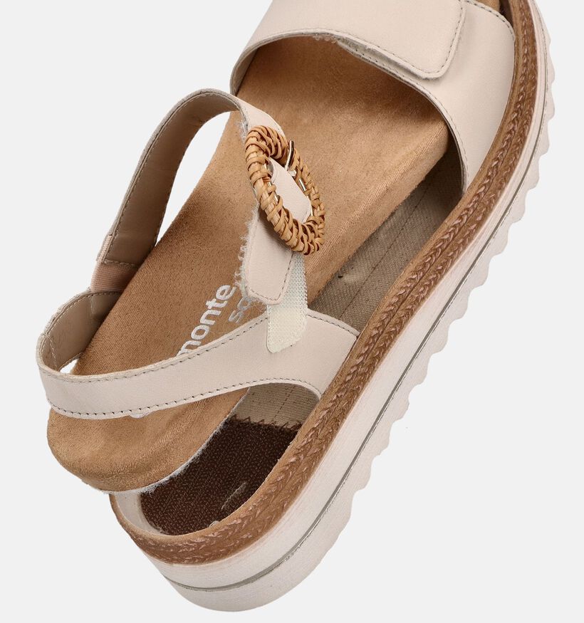 Remonte Ecru Sandalen voor Steunzolen voor dames (370466) - geschikt voor steunzolen