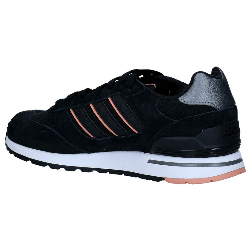 adidas Run 80s Zwarte Sneakers voor dames (293422) - geschikt voor steunzolen