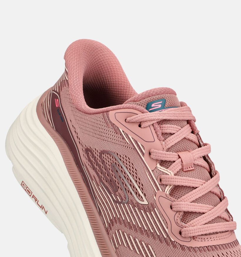 Skechers Go Run Baskets en Rose pour femmes (376913)