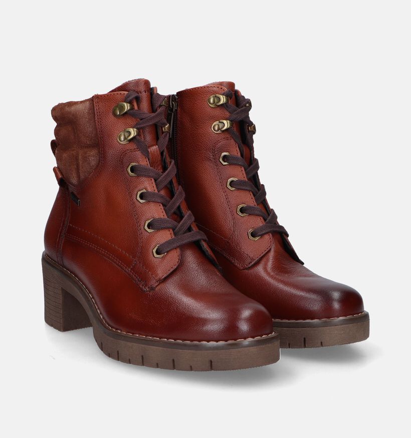 Tamaris Comfort Cognac Veterboots voor dames (333090) - geschikt voor steunzolen