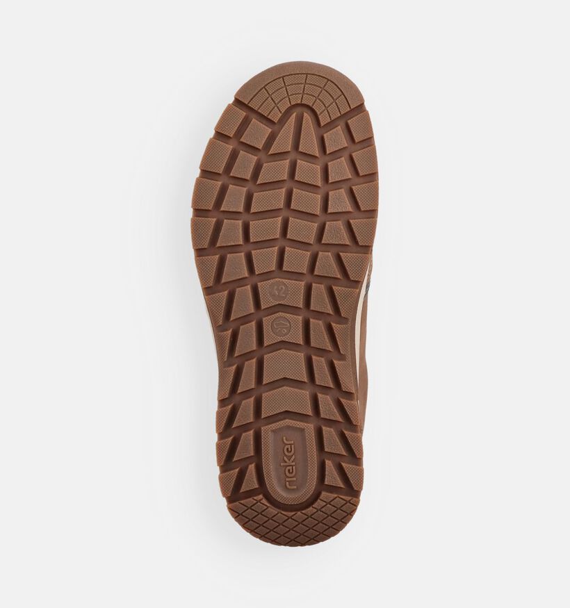 Rieker Bruine Veterschoenen voor heren (367567) - geschikt voor steunzolen