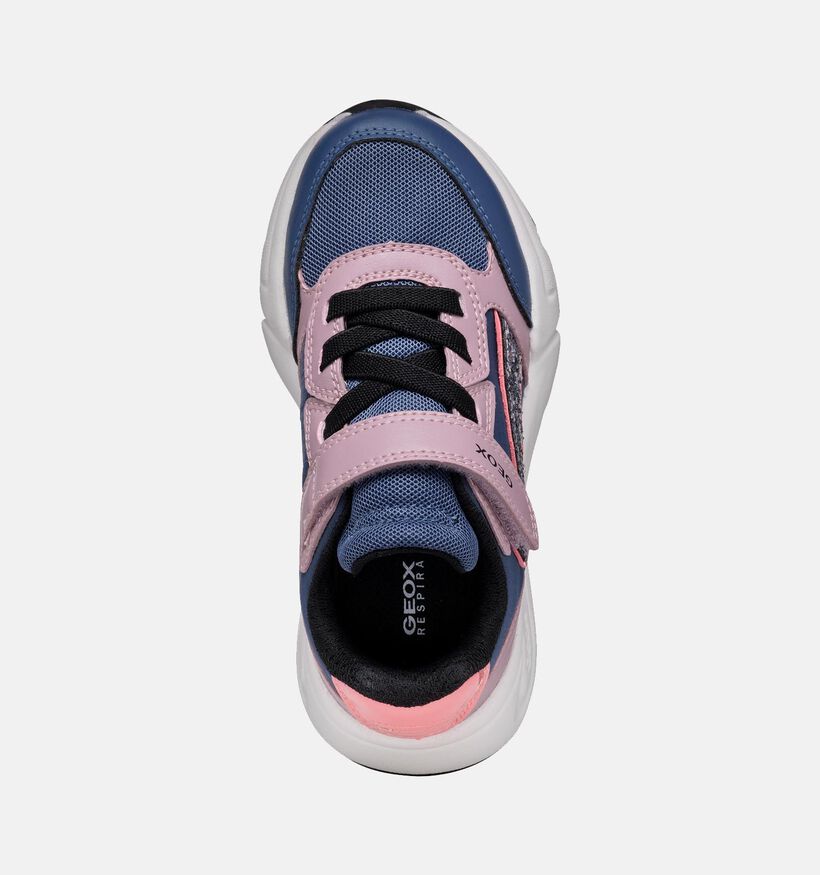 Geox Loftus Blauwe Sneakers voor meisjes (345960) - geschikt voor steunzolen
