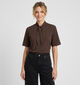 Vero Moda Kelly T-shirt en Brun fonc&eacute; pour femmes (385875)