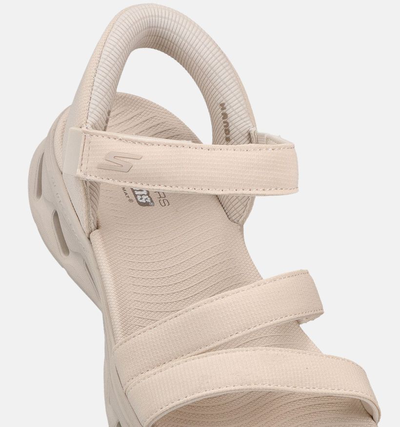 Skechers Go Walk Glide-Step 2.0 Ella Sandales en Ecru pour femmes (371241)