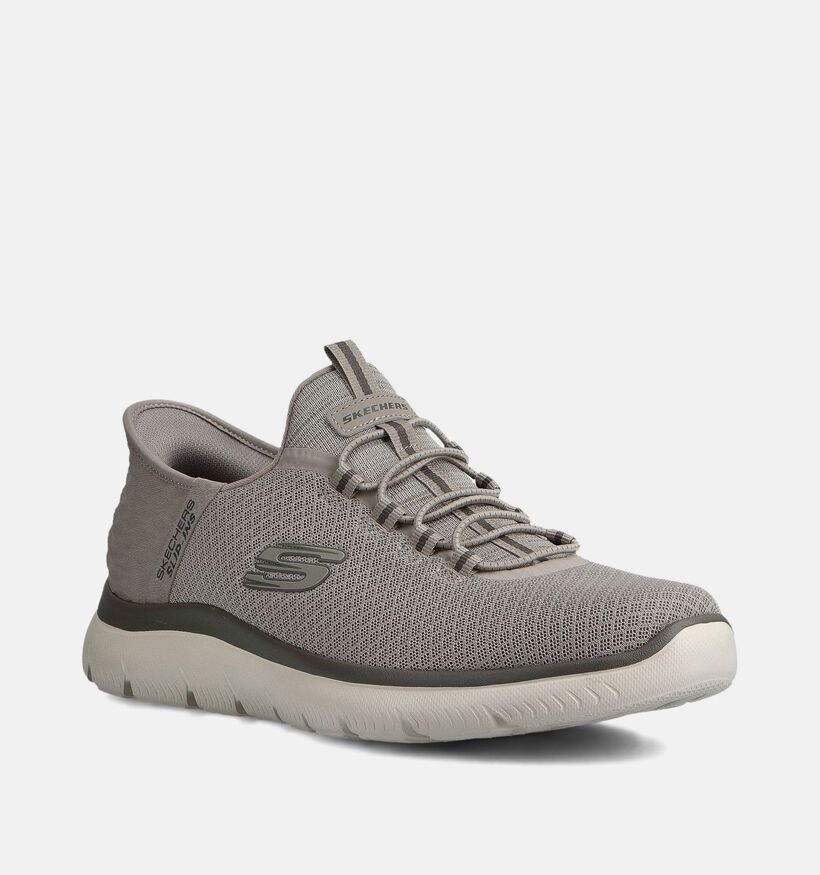 Skechers Summits High Range Taupe Sneakers voor heren (371075) - geschikt voor steunzolen