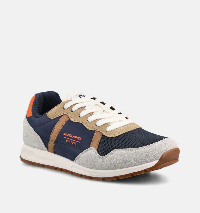 Jack & Jones Harrow Mesh Donkerblauwe Sneakers voor heren (369677) - geschikt voor steunzolen